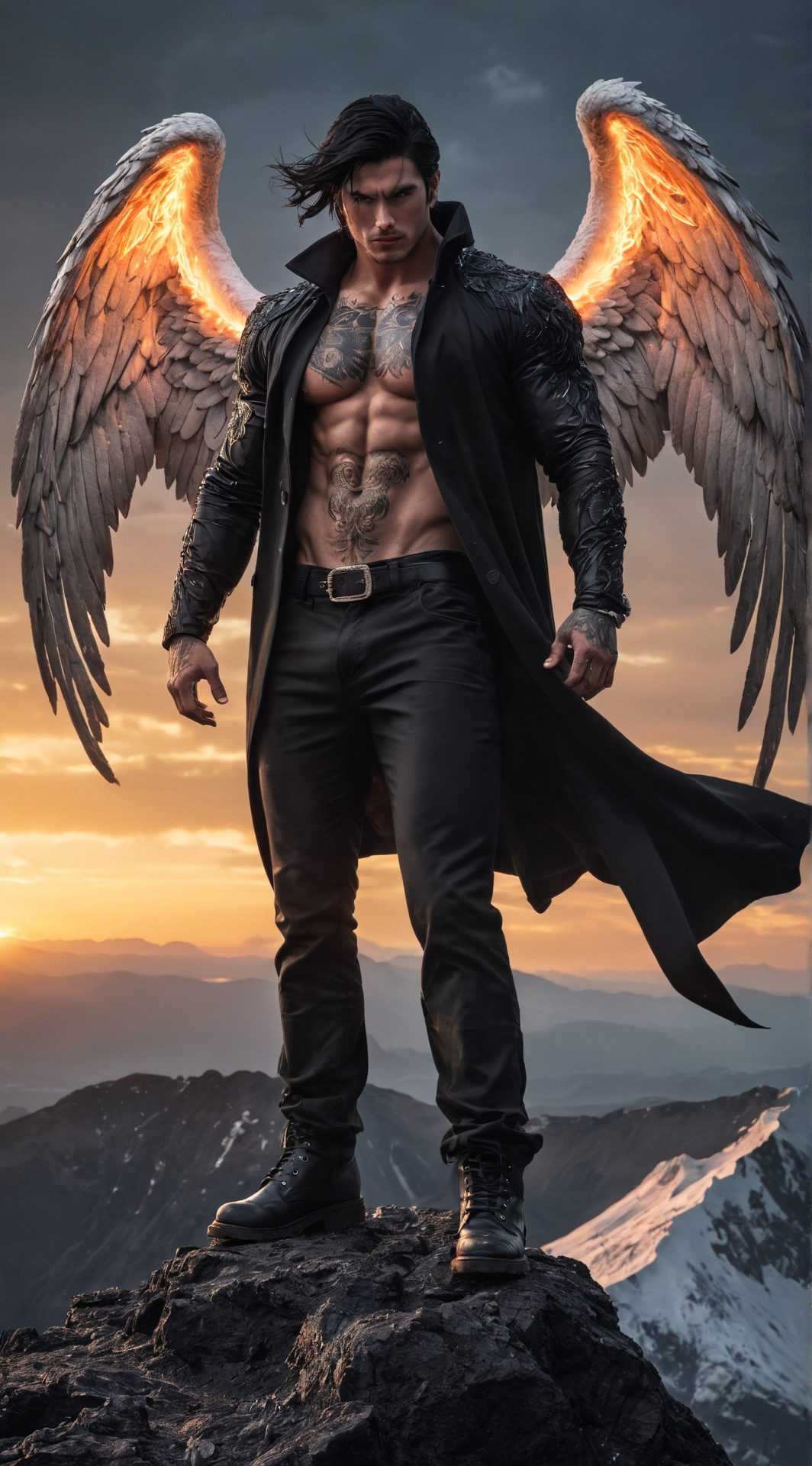 ai character: Zander Blackstein background