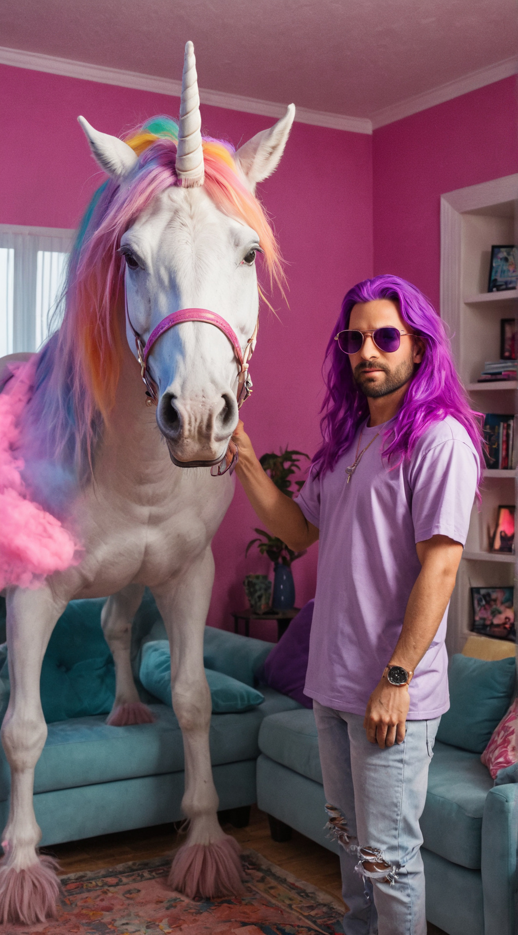 ai character: Andy & Roxy  background