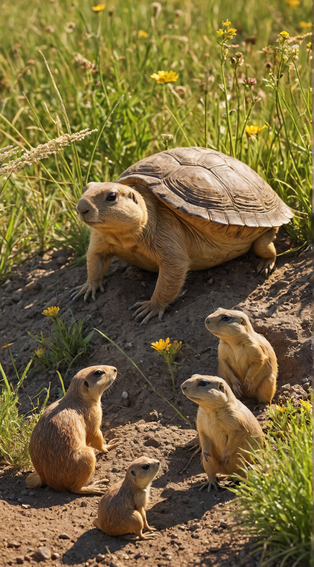 ai character: On the Prairie background