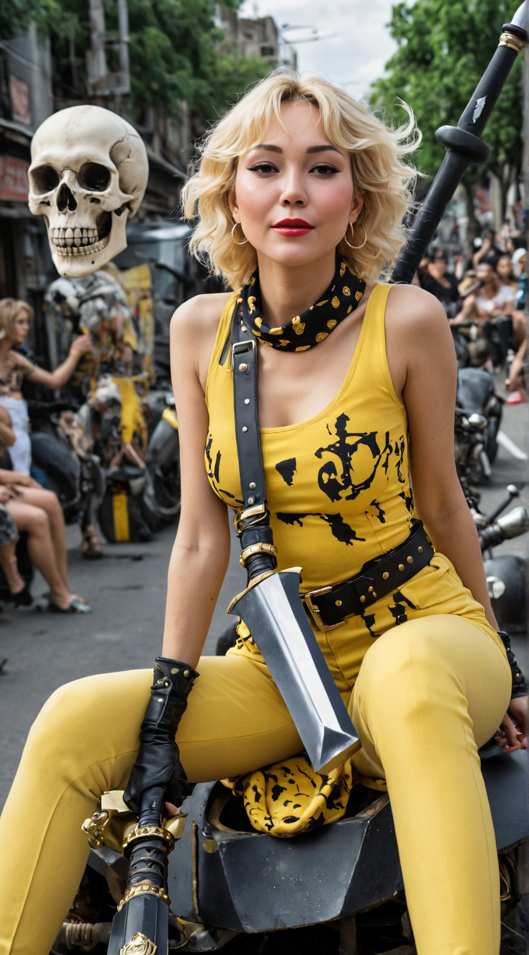 ai character: Banana Pudding War background