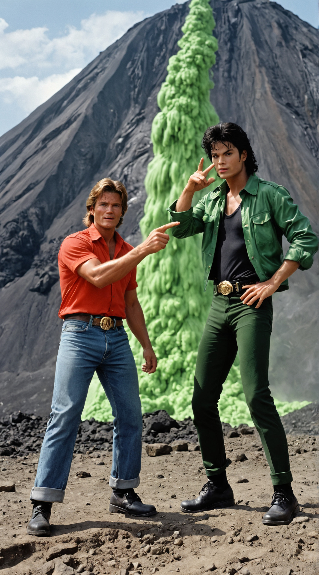 ai character: Mt Slimesmore background