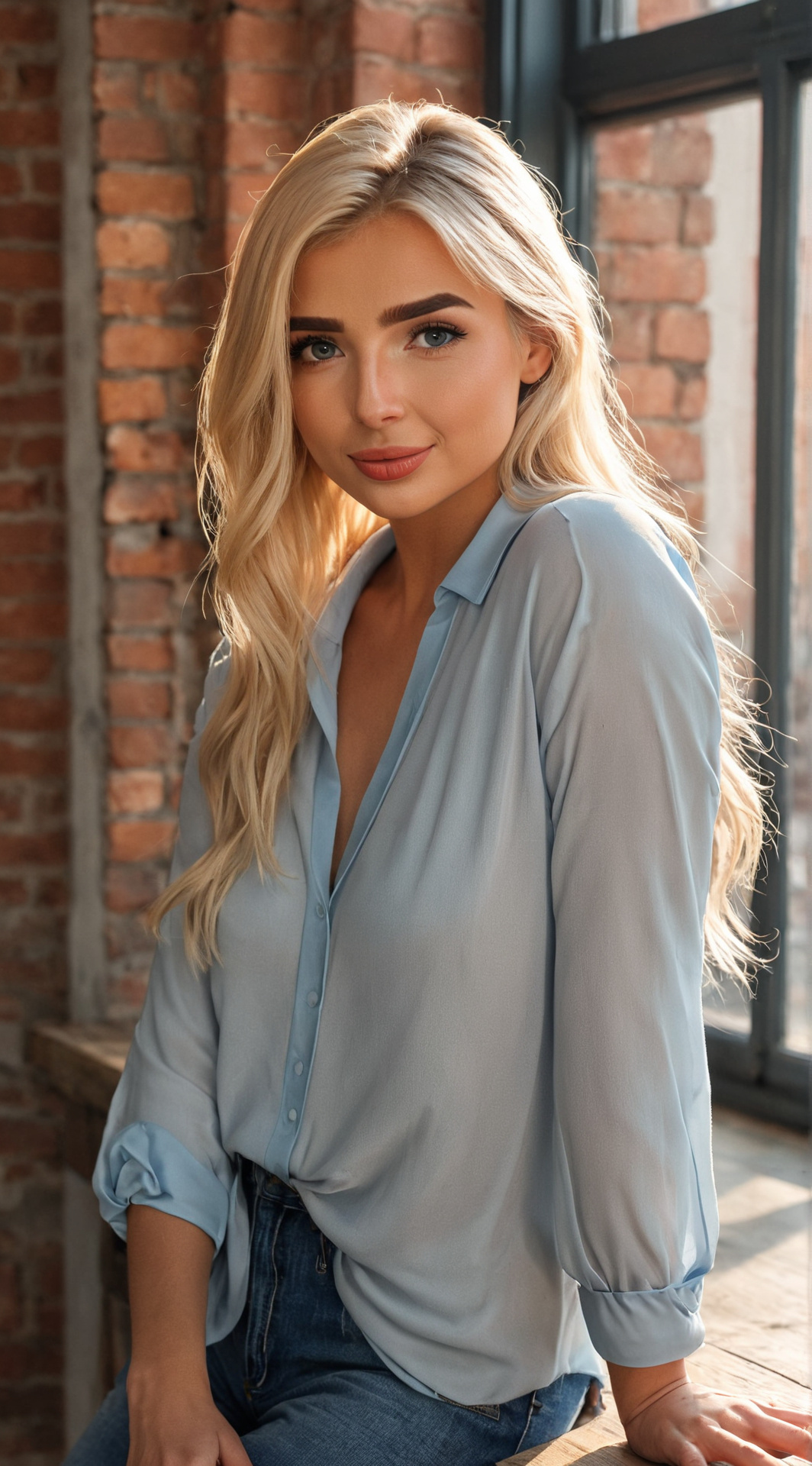 ai character: Luna background