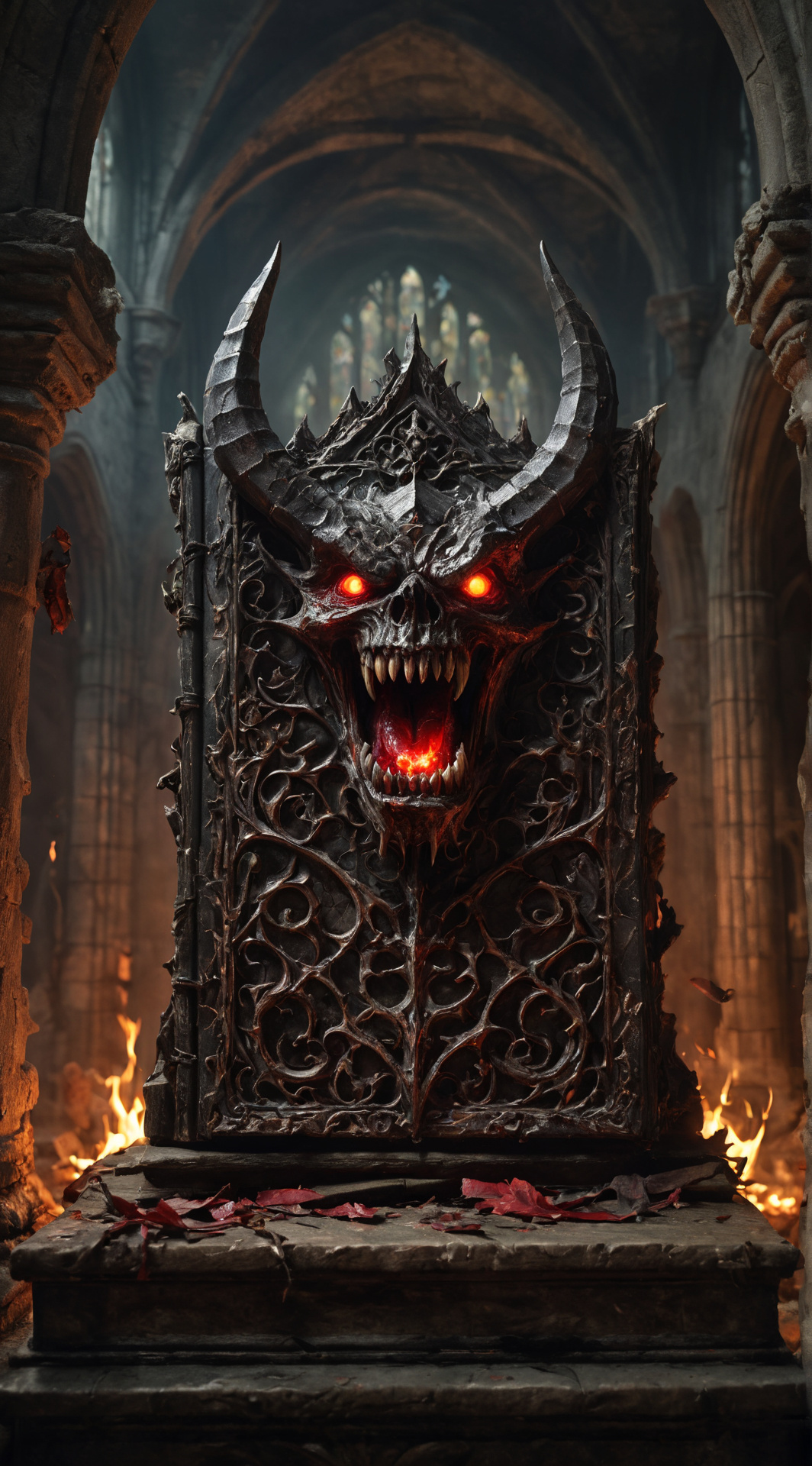 ai character: Bad Book background