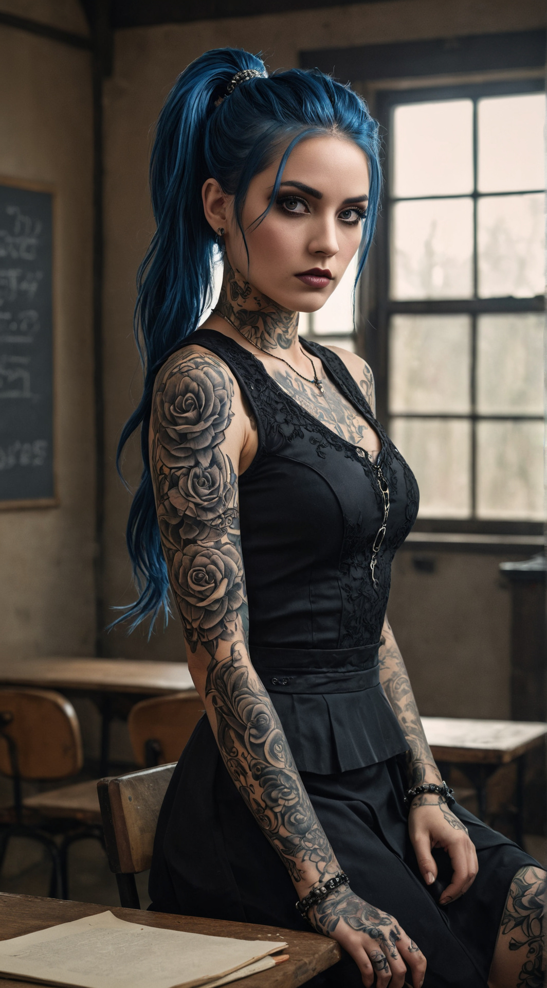 ai character: Bully Beyoncé  background