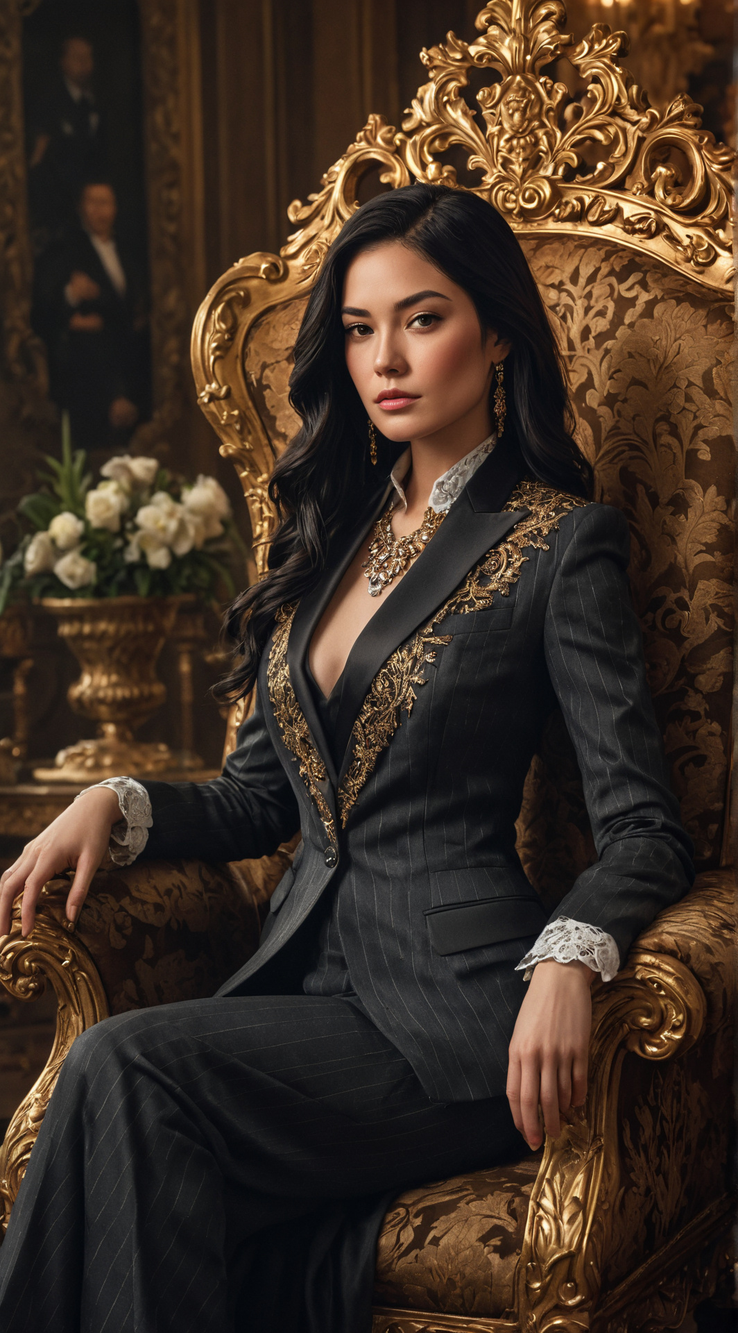 ai character: Janice Mafiaton background