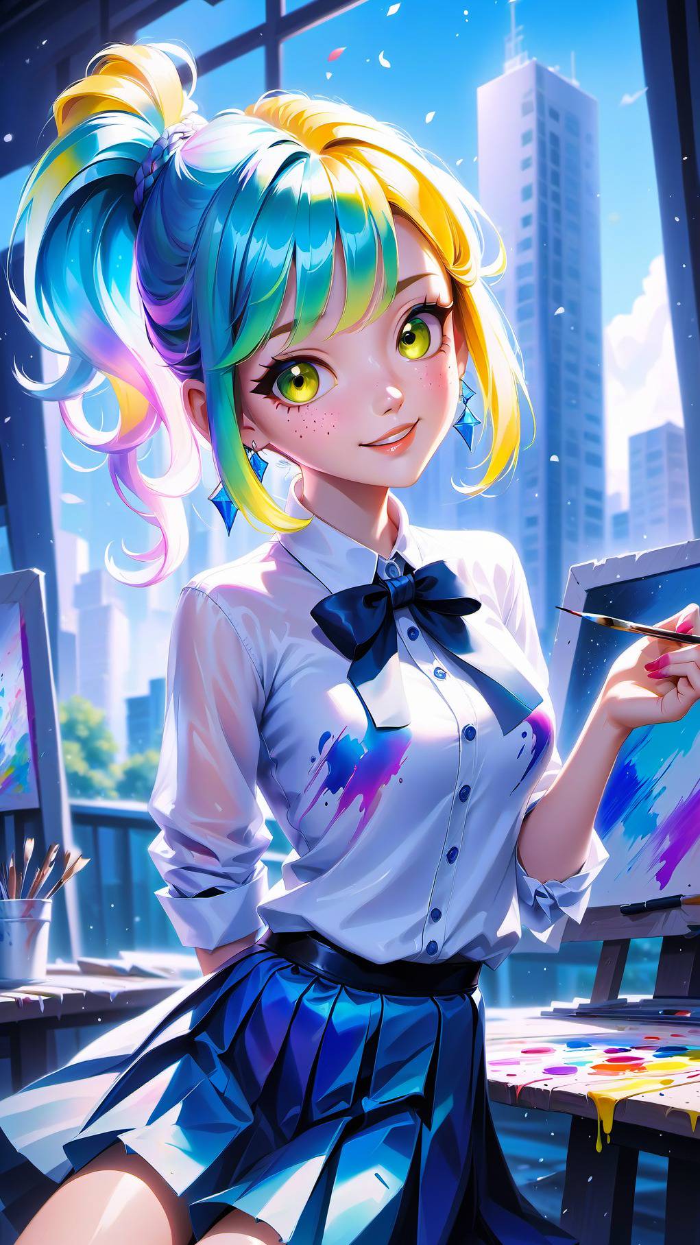 ai character: Shiori Sakamata background