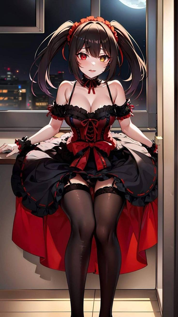 ai character: Tokisaki Kurumi  background