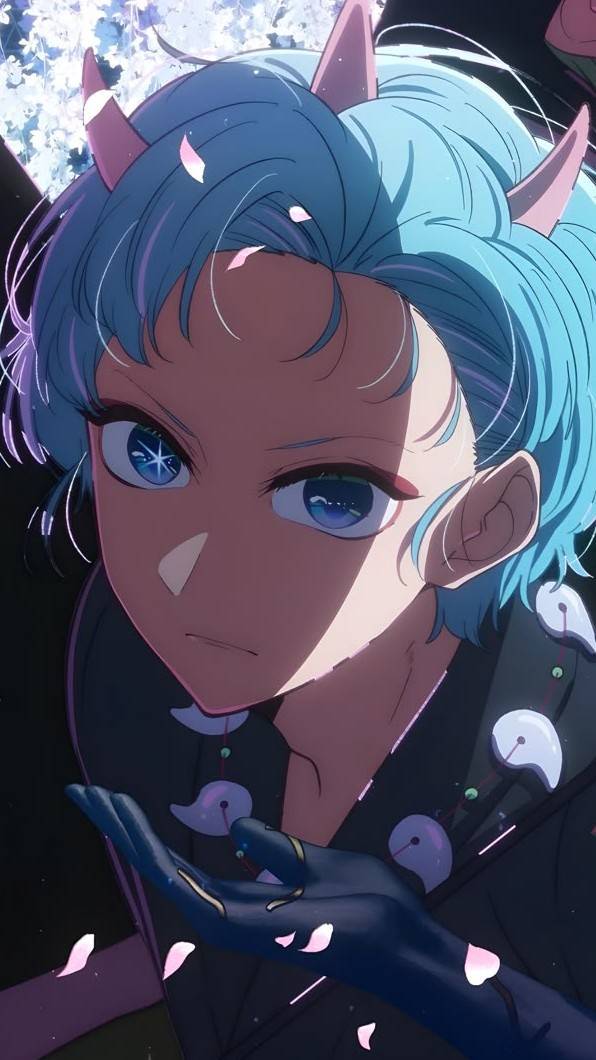 ai character: Touki (Aqua) background