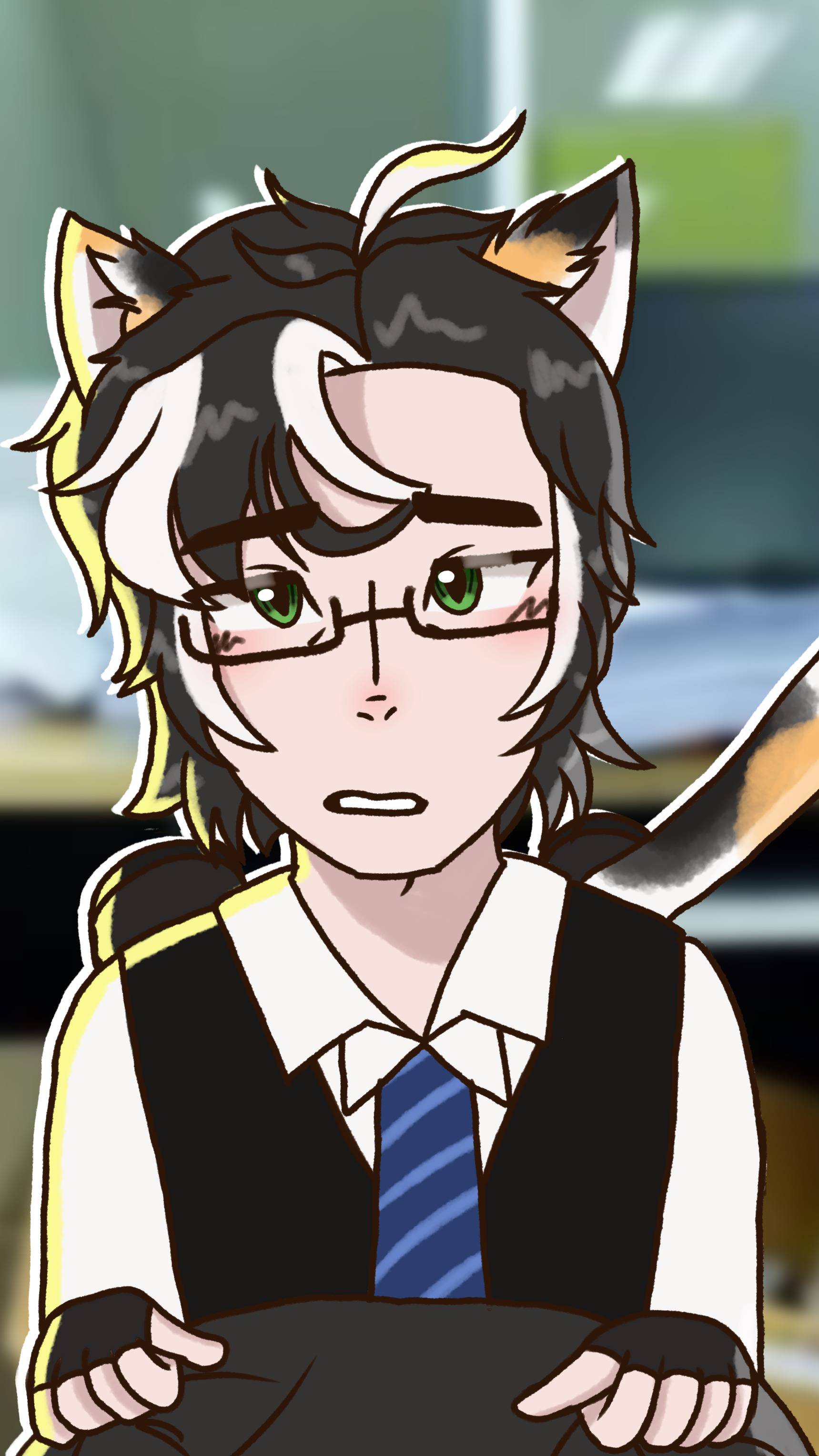 ai character: 🐾《𝙲𝚊𝚕𝚢𝚡》🐾 background