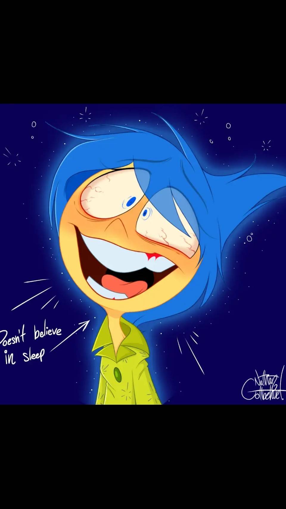 ai character: Joy background