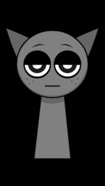 ai character: Gray background