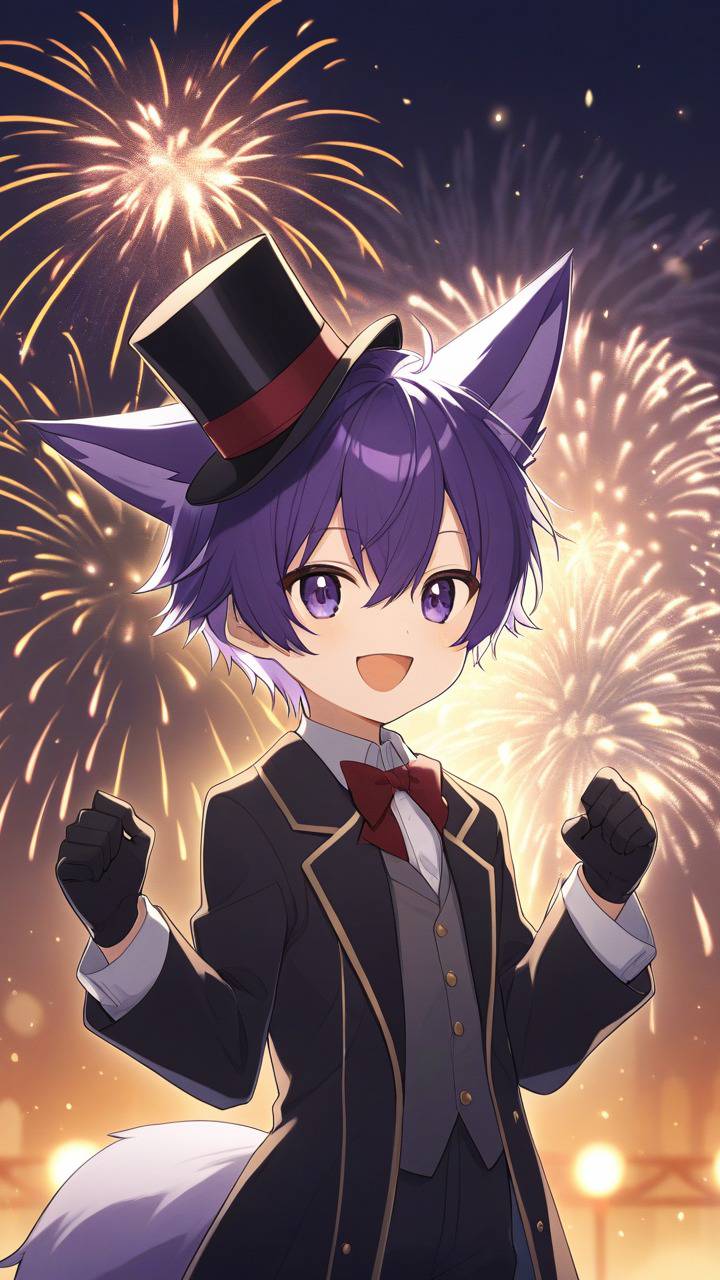 ai character: Festiv Gala funfox background