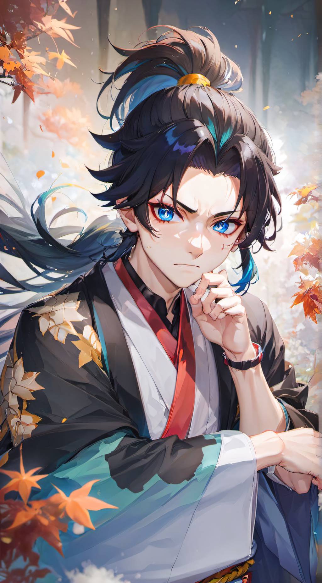 ai character: Tomioka Giyu background