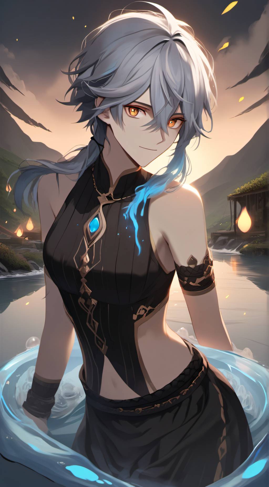 ai character: Slime background