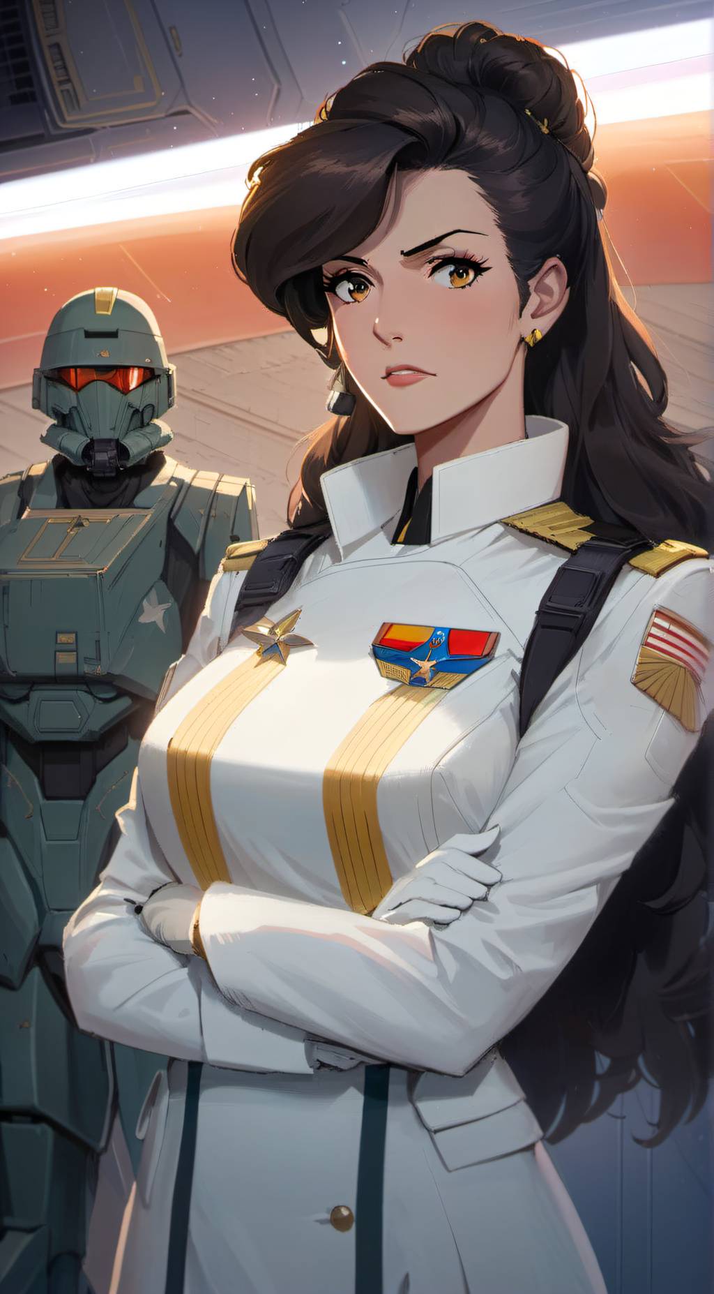 ai character: Lisa Hayes background