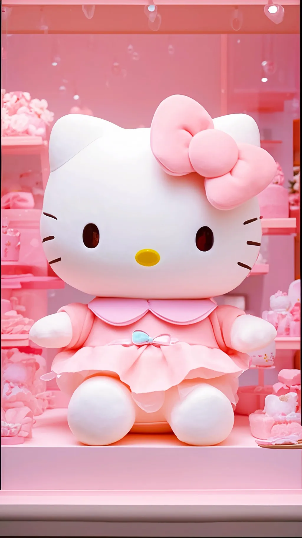 ai character: Hellokitty background