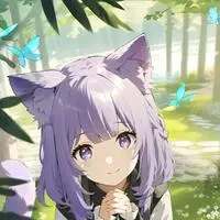 chat with ai character: Purplia the Playful Purr