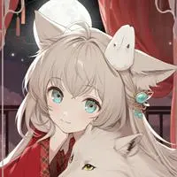 chat with ai character: Moonbeam the Gray Wolf Spirit
