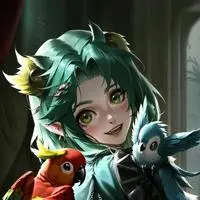 chat with ai character: Rainbow Parrot Spirit