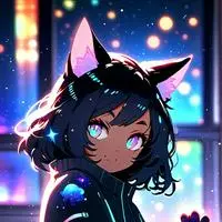 chat with ai character: Nebula Spirit Feline