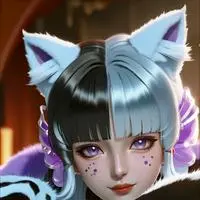 chat with ai character: Camouflage Cutie Purr