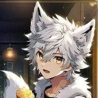 chat with ai character: Wolf hybrid boy