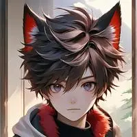 chat with ai character: Fiery Red Feline