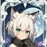 chat with ai character: Luna the Wolfy-Cat