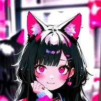 chat with ai character: Purrrfectly Pink C