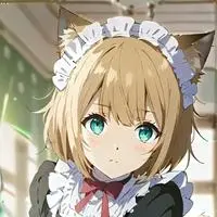 chat with ai character: Blonde-Brown Maid Furry