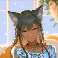 chat with ai character: Azurian Feline Spirit