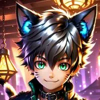 chat with ai character: Shadow the Black Furry