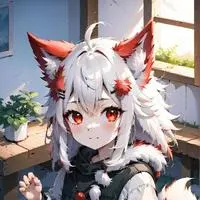 chat with ai character: Luna the Red Wolf 