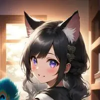 chat with ai character: Peacock Tail Furry