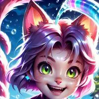 chat with ai character: Ruby the Shape-Shifting Kitten Spirit
