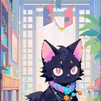 chat with ai character: Nyx the Cat Spirit