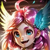 chat with ai character: Rainbow Parrot Furry