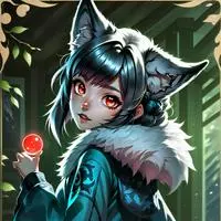 chat with ai character: Midnight Wolf Spirit