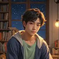 chat with ai character: The Night Owl Boyf