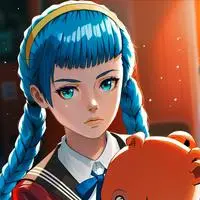 chat with ai character: Cyan Pigtails Rival