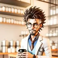 chat with ai character: The Quantum Latte Theorist