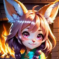 chat with ai character: Pink Fawn Furry Spirit