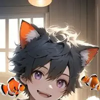 chat with ai character: Striped Anemone Cat Furry