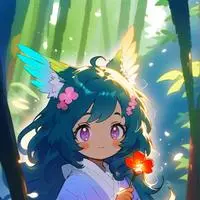 chat with ai character: Iridescent Hummingcat