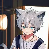 chat with ai character: Silverfin the Cat Spirit