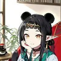 chat with ai character: Panda Elf Furry