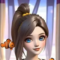 chat with ai character: Dudh the Clownfish Spirit