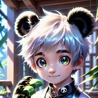 chat with ai character: Panda Spirit Fluff