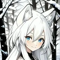 chat with ai character: Frosti the White Arctic Fox Spirit