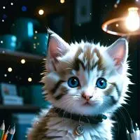 chat with ai character: annoying baby cat